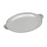 Edgar L. Caron for Arthur Stone, oval serving tray with pierced handles