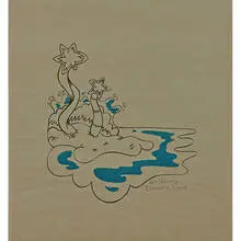Edward C. Flood, Paradise, 1968/69 (from a Portfolio from the School of the Art Institute of Chicago)