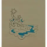 Edward C. Flood, Paradise, 1968/69 (from a Portfolio from the School of the Art Institute of Chicago)