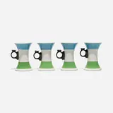 Alexander Girard, mugs from La Fonda del Sol, set of four