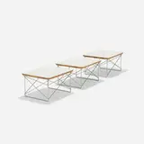 Early LTRs, set of three by Charles and Ray Eames, 1950, laminate over plywood, enameled steel, sold Mar 2018