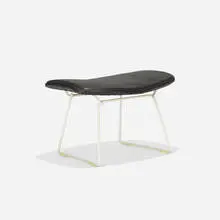 Diamond ottoman by Harry Bertoia, 1952, enameled steel, vinyl, sold Mar 2018