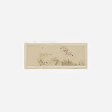 Paul Klee, Angriff und Abwehr, 1922, pen on paper laid down on board
