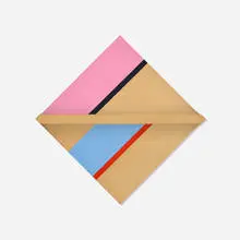 Untitled by Sven Lukin, 1964, Liquitex on shaped canvas, sold Mar 2018