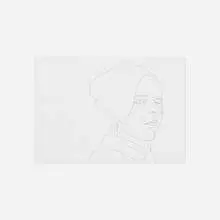 Lucy McKenzie, Untitled (Portrait), pencil on joined paper