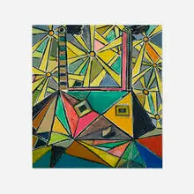 Ansel Krut, A Factory Working Through the Night, 2011, oil on canvas