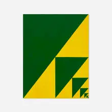Mark Dagley, Endless Sequence (Green & Yellow), 1994, acrylic on canvas