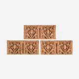 George Grant Elmslie, set of three architectural elements from the Thomas A. Edison School, Hammond, IN, 1936, terracotta