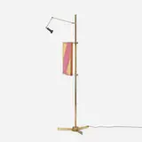 Arredoluce, easel lamp, c. 1958, brass, enameled aluminum