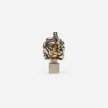 Miguel Ortiz Berrocal, Micheline X, 1975-76, nickel-plated and gold-plated zamak