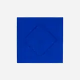 Rotraut, IKB (International Klein Blue), 1989, blue pigment on relief with applied glitter