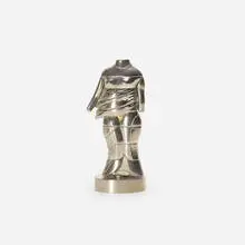Mini Cariatide by Miguel Ortiz Berrocal, 1968-1969, nickel-plated zamak, chrome-plated zamak, sold Jan 2018