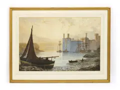 Untitled by Bernard Benedict Hemy, watercolour 48.5 x 73.5cm, sold Nov 2020