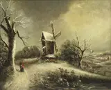 John Shepherd, Untitled, oil on canvas 31 x 25cm and 26.5 x 31cm (2)