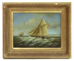 Jean Laurent, Untitled, oil on panel 30 x 40cm