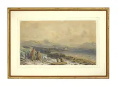 Robert Mann Junior, Untitled, watercolour 37 x 64cm