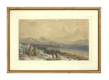 Robert Mann Junior, Untitled, watercolour 37 x 64cm