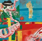 Uwe Lausen, Peng, 1965, Öl auf Leinwand