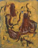 Roma by Emil Schumacher, 1963, Öl auf Leinwand, sold Dec 2016