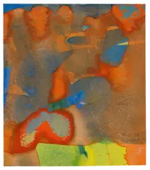 Gerhard Richter, Brille (18.2.97), 1997, Aquarell auf Papier