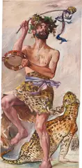 Lovis Corinth, Bacchant, 1913, Tempera auf Leinwand