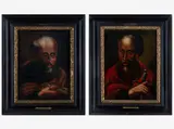 Josef Tadeáš Rotter, Pair Portraits of St. Peter and Paul, 18th century, oil on canvas