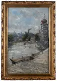 Max Neubauer, Štítkov Tower, Late 19th/early 20th century, oil on canvas