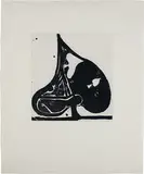 Richard Diebenkorn, Sugarlift Spade, 1982, Sugarlift aquatint on Rives BFK paper