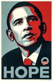 Hope by Shepard Fairey, 2008, Offset color lithograph on paper, sold Mar 2017