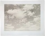 Vija Celmins, Sky (from Untitled Portfolio), 1975, 3-color lithograph on Twinrocker handmade rag paper
