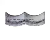 Mary Kelly, Mea Culpa (Study for Beirut), 1999-2002, Compressed lint
