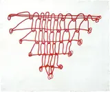 Crochet III (from Crochet Series) by Louise Bourgeois, 1998, Mixografía print on handmade paper, sold Mar 2017