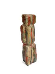 Peanut stack by Stan Bitters, Glazed ceramic, sold Mar 2017