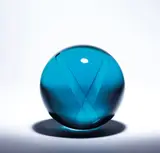 Helen Pashgian, Untitled (Sphere), 2014, Resin and acrylic
