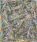 Charles Arnoldi, Speedway, 1977, Acrylic on canvas