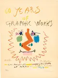 Picasso–60 Years of Graphic Works by Pablo Picasso, 1966, Color lithograph on paper, sold Mar 2017