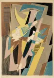 Gino Severini, Danseuse, 1957, Color lithograph on paper