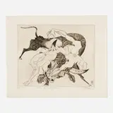 Gabor Peterdi, Death of the Matador (from the Black Bull portfolio)