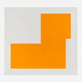 Robert Mangold, B Orange (from the Three Aquatints portfolio), 1979, aquatint in colors