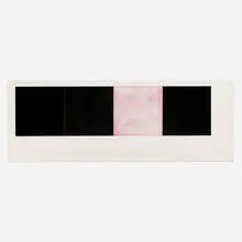 Untitled by Ed Moses, 1979, etching in colors on Arches, sold Oct 2023