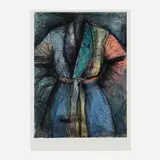 Jim Dine, Robe in France, 1986, lithograph with etching in colors