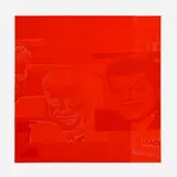 Flash - November 22, 1963 by Andy Warhol, 1968, screenprint in colors, sold Oct 2023