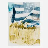 Robert Rauschenberg, Waiver (from the Ground Rules series), 1997, intaglio in colors with photogravure on Arches En Tout Cas