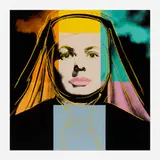 The Nun (from the Ingrid Bergman portfolio) by Andy Warhol, 1983, screenprint in colors on Lenox Museum Board, sold Oct 2023