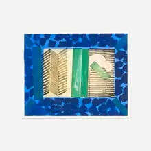Nick by Howard Hodgkin, 1977, etching and aquatint with hand-coloring on Crisbrook handmade, sold Oct 2023