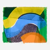 Howard Hodgkin, Put More Flags Out Now, 1992, lift-ground etching and aquatint with carborundum in colors and hand-coloring on Two Rivers handmade