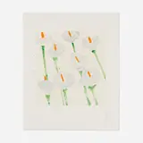 Donald Sultan, Lilies, 1998, screenprint on paper