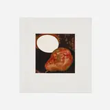 Donald Sultan, Two Pears, a Lemon, and an Egg (from the Fruit and Flowers suite), 1994, screenprint in colors on Somerset