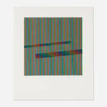Untitled by Carlos Cruz-Diez, 1991, screenprint in colors, sold Oct 2023