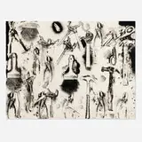 Tools in the Earth by Jim Dine, 2008, lithograph in colors, sold Oct 2023